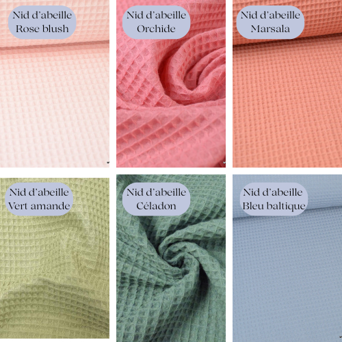 Trousse de toilette nid d'abeille