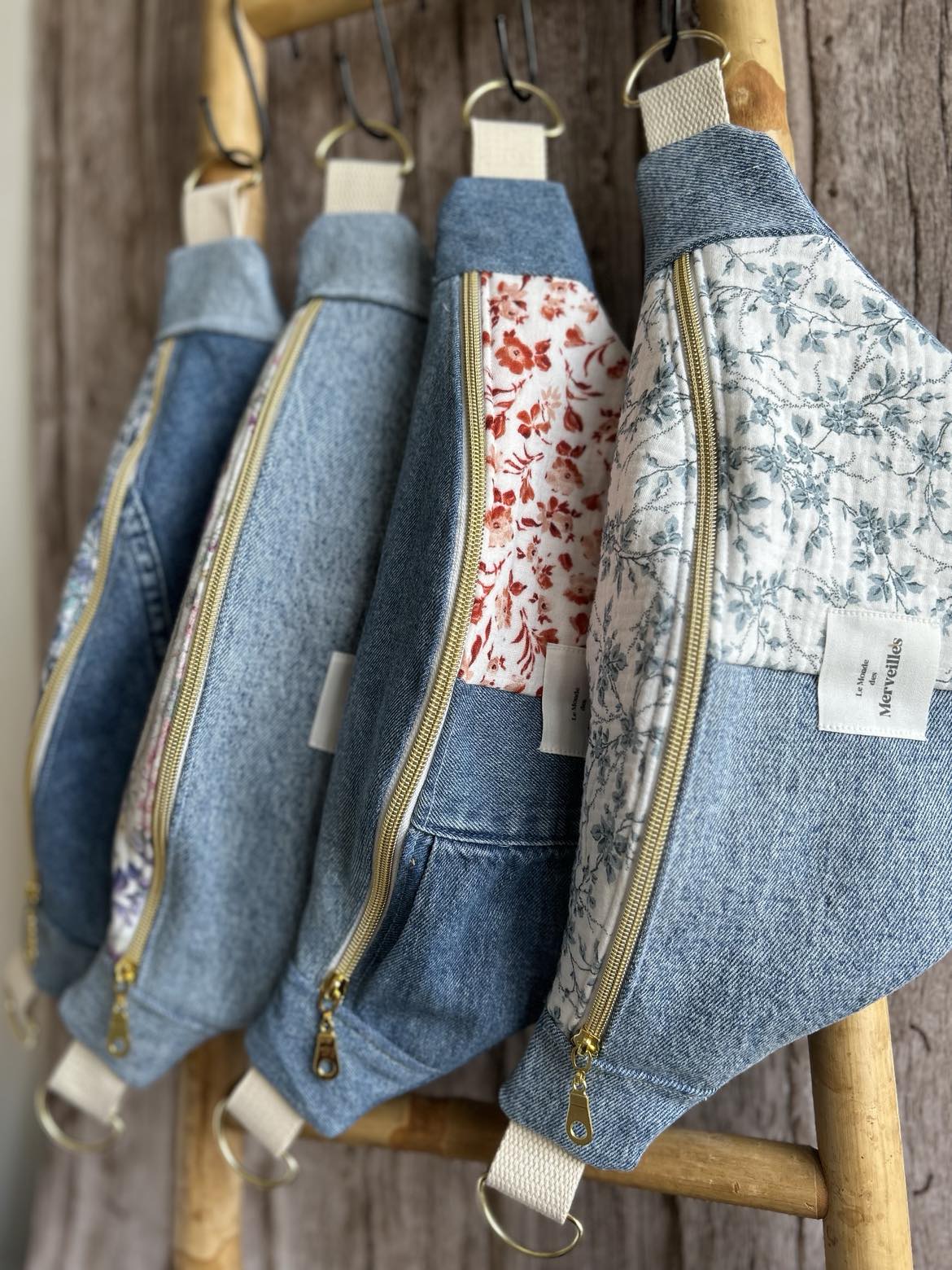 Sac banane en jeans