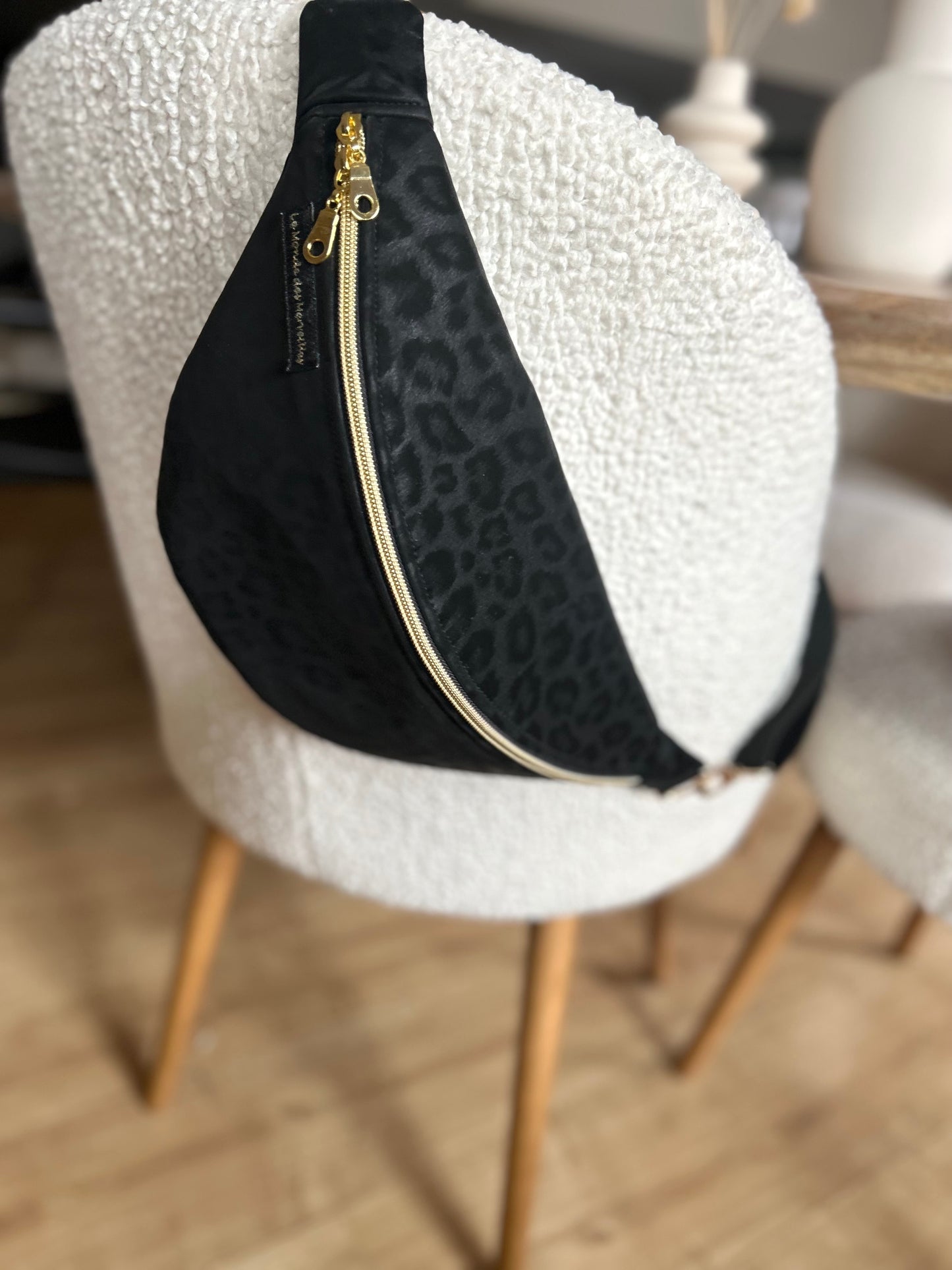Sac Banane Trésor Nomade – Léopard noir