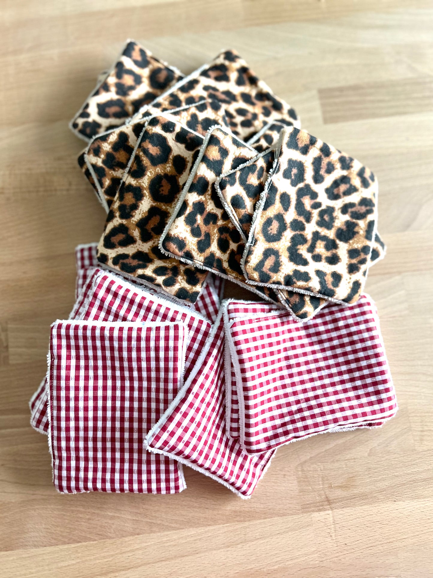 Lot de 4 cotons lavables