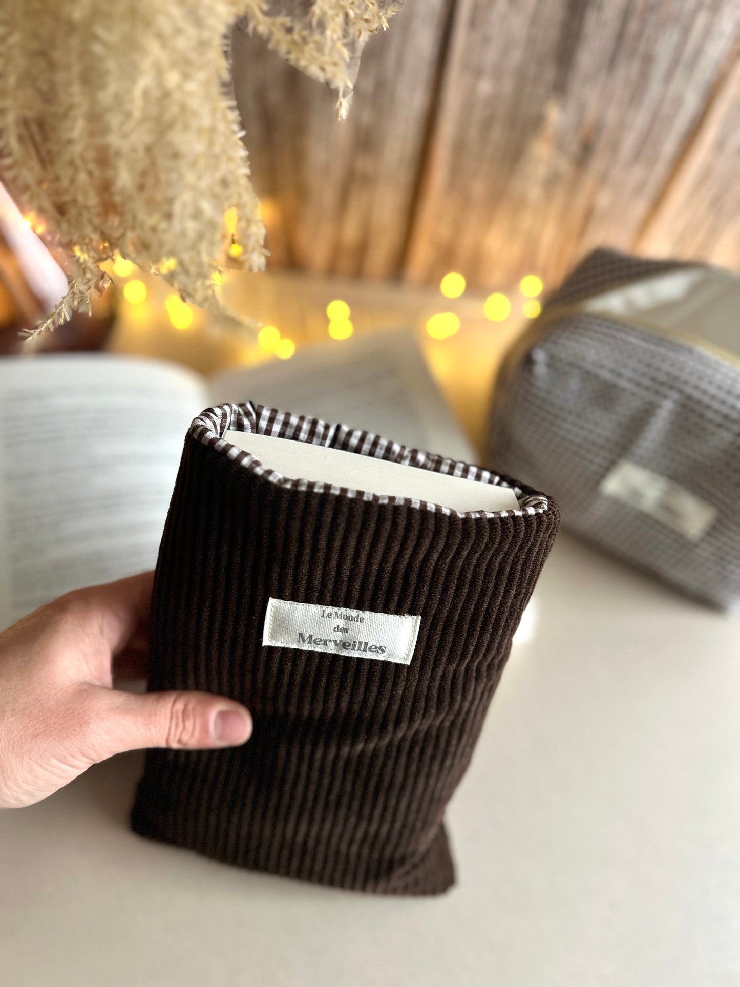 Housse de livre "Marron"