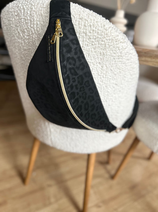 Sac Banane Trésor Nomade – Léopard noir