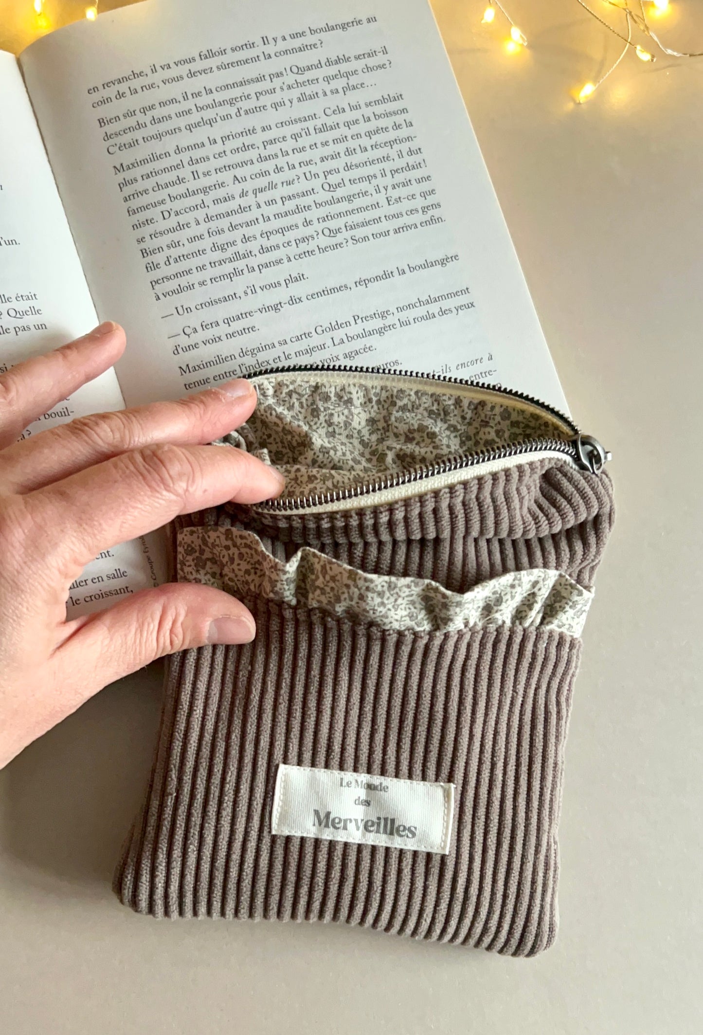 Housse pour Kindle "Taupe"