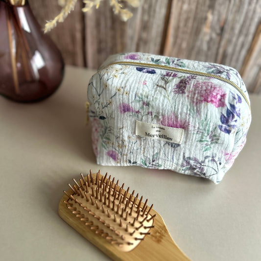 Trousse Aquarelle rose