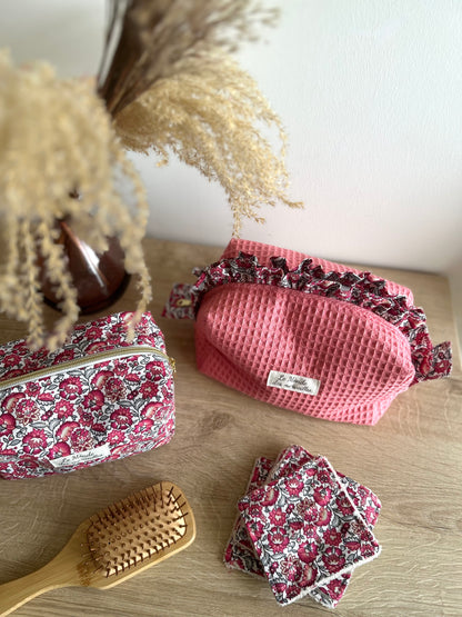 Trousse de toilette fleurie